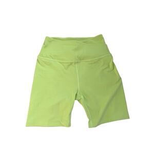 Beyond Yoga Biker Shorts At Your Leisure Crossover 7 Inch Lime Ice Green Medium